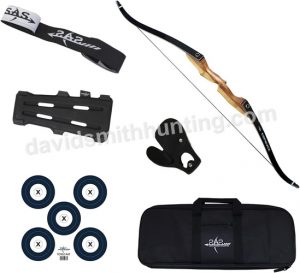 SAS Courage 60 Hunting Takedown Recurve Archery Bow Package