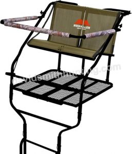 Millennium Tree Stands L220 18 ft. Double Ladder Stand with Folding Seats (Includes Safety Line)
